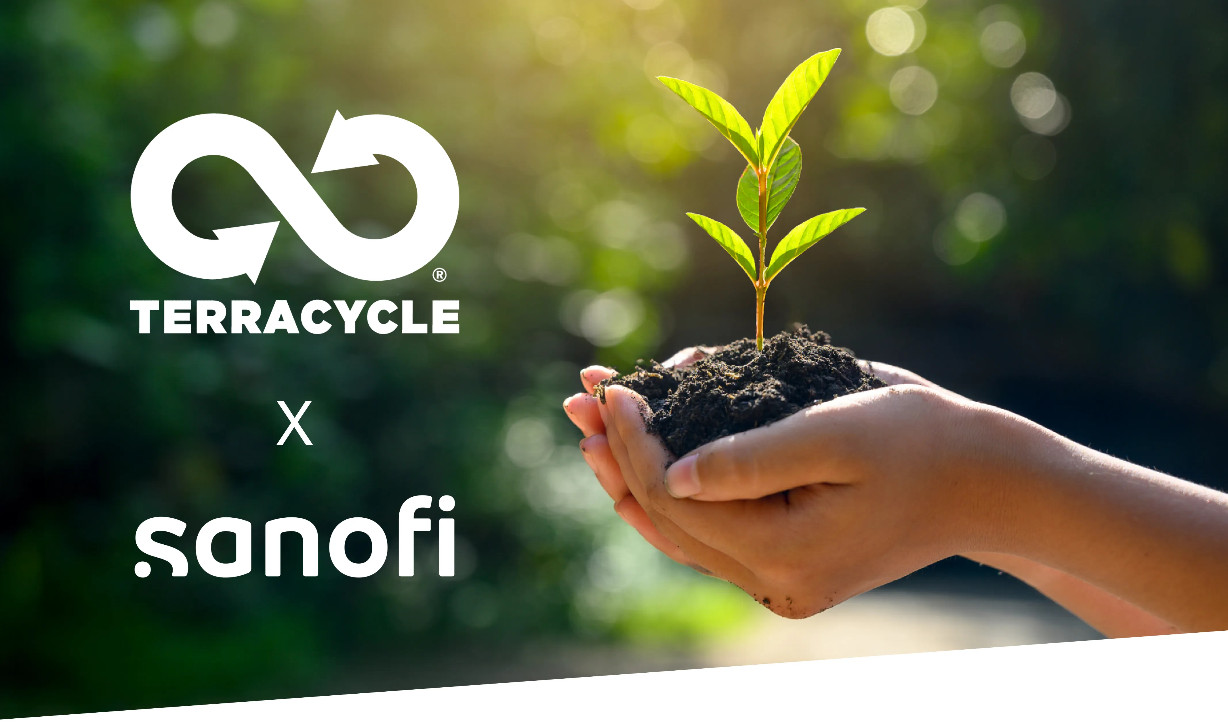 Terracycle® logo and Sanofi logo to announce their partnership. Start recycling your Aspercreme® products today.
